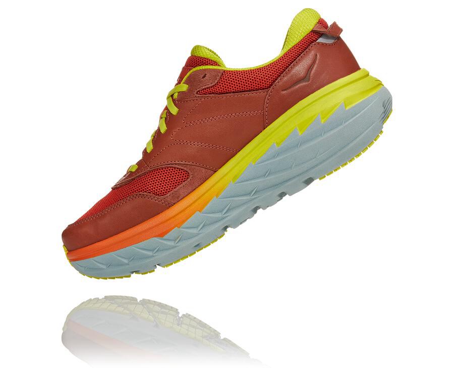 Chaussure Running Hoka One One Bondi L Homme - Rouge - YFV-465972